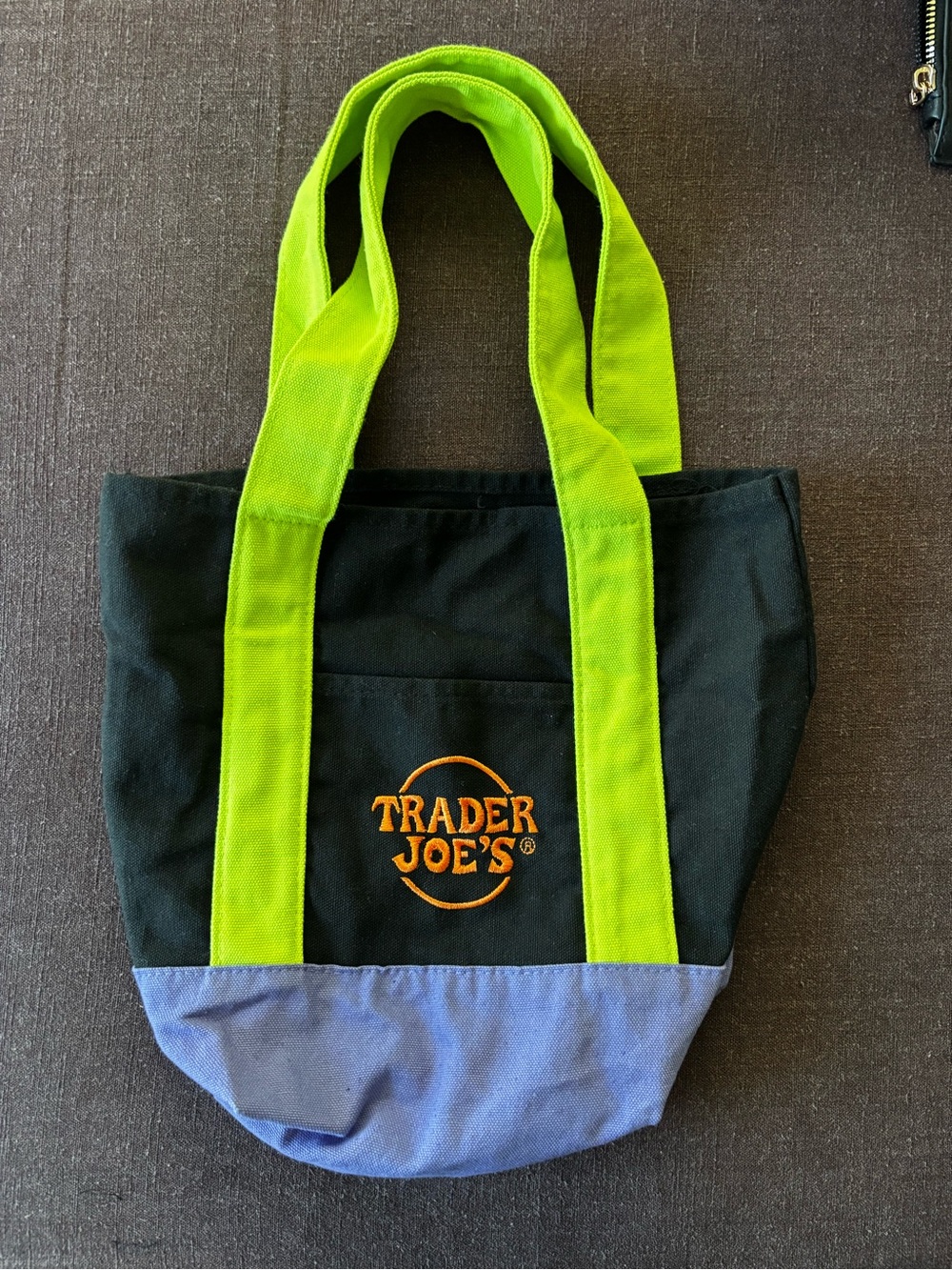 Trader Joe’s Limited Edition Trick Treat Mini Tote Canvas Bag